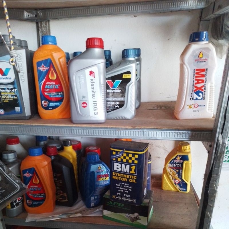 oli motor bebek matic 2T 4T oli samping murah revol,eneos,idemitsu,unirace,evalube,repsol,ecstar sgo