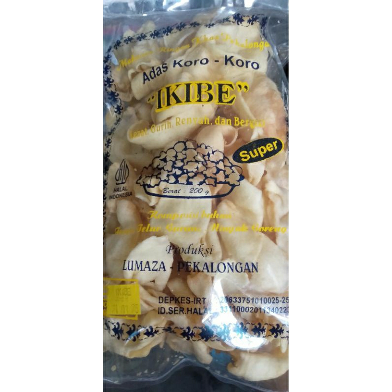 

Koro-Koro/ Adas Koro2 / Flour Chips/Oleh -Oleh Khas Pekalongan