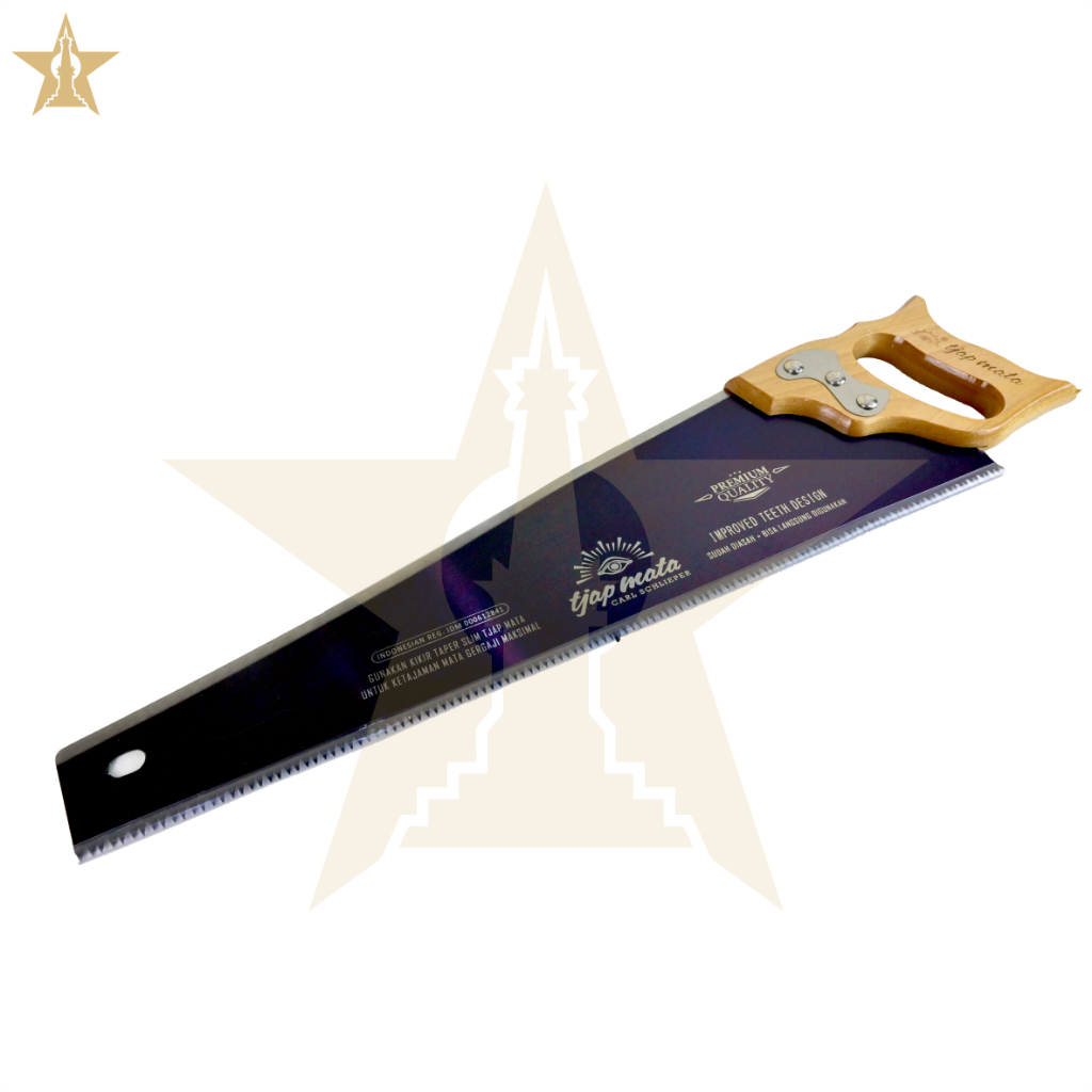 Gergaji Kayu Gagang Kayu 20 " TJAP MATA / Gergaji Kayu 20" NO 177 CAP MATA