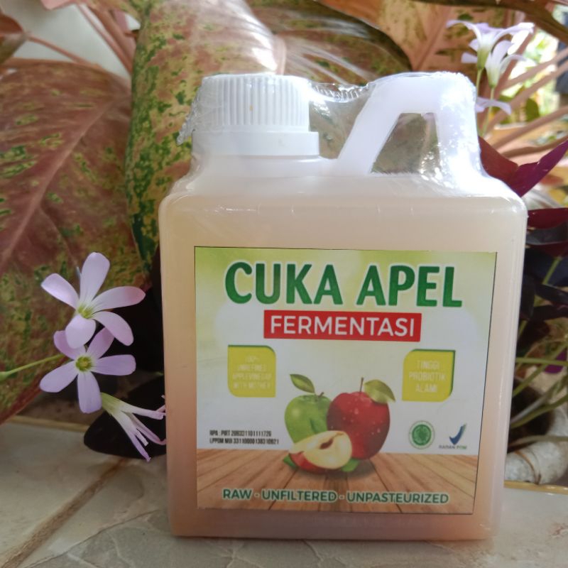 

Cuka Apel Fermentasi (500ml) Tanpa Kimia Sintesis