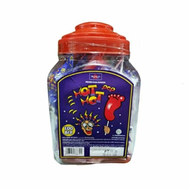 

PERMEN KAKI HOT HOT POP ples isi 100pcs