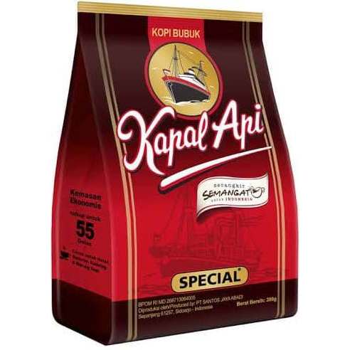 

Kapal api special merah bubuk 380gr - kapal api silver bubuk 380gr - kopi hitam bubuk spesial