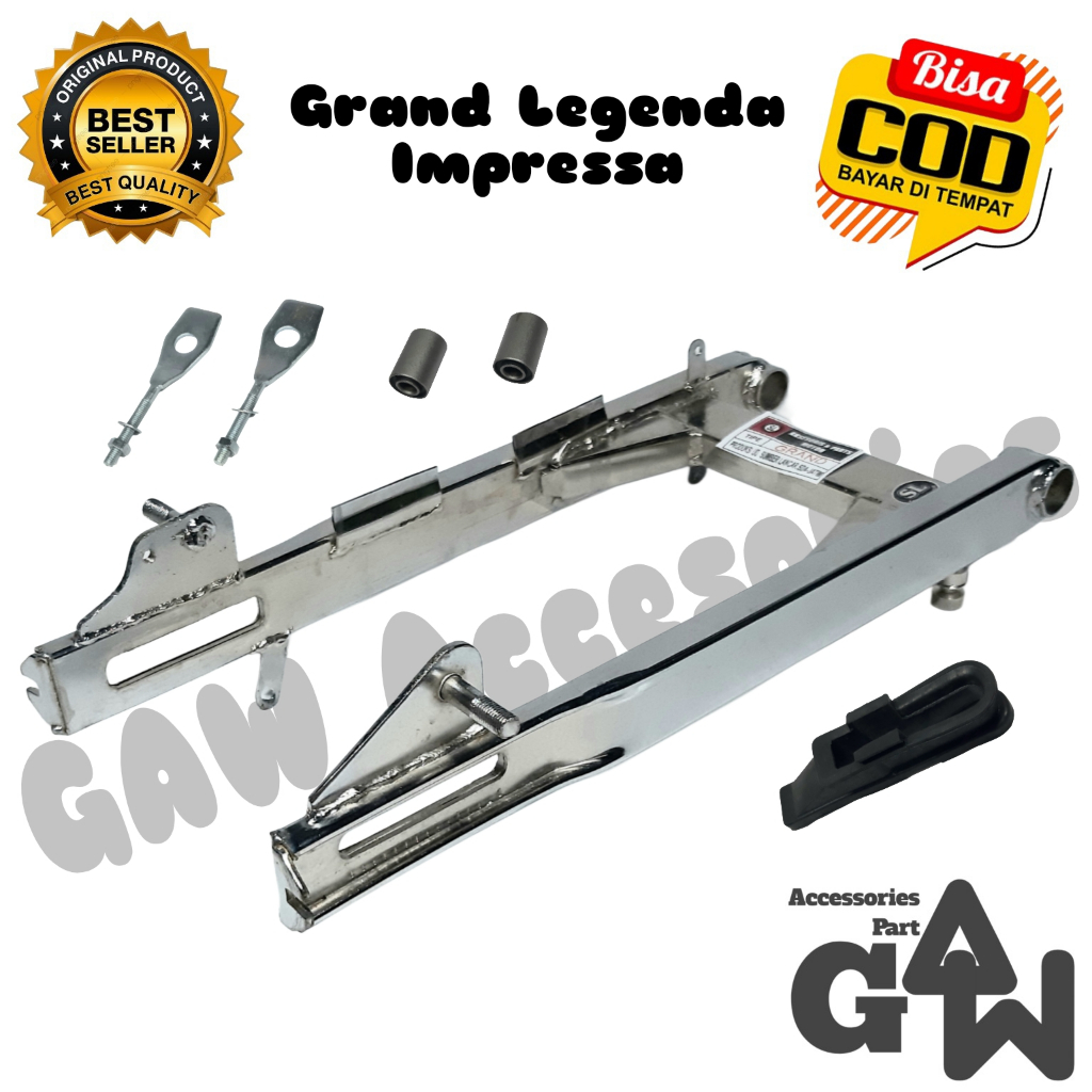 Swing Arm Arem Lengan Ayun Motor Honda Astrea Grand Legenda Impressa Crom