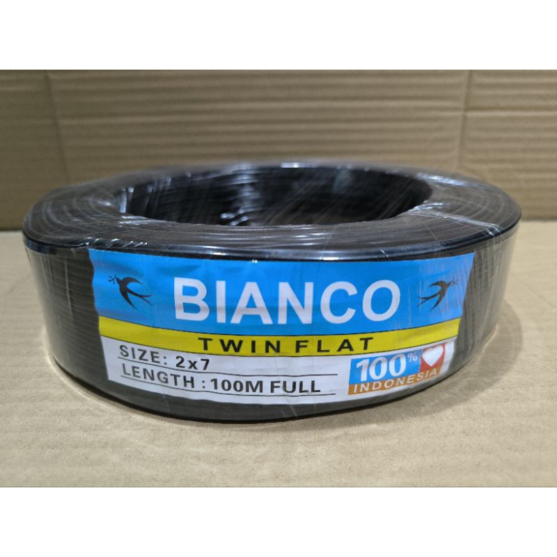 kabel tweeter walet BIANCO 2x7 100 meter full kabel serabut