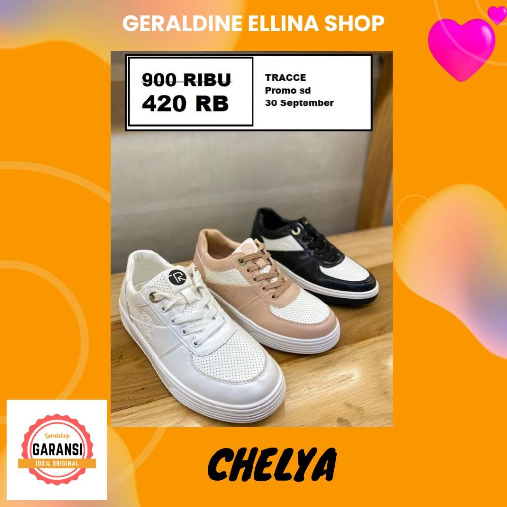 Sepatu sneakers wanita Tracce SALE CHELYA ori store 100%