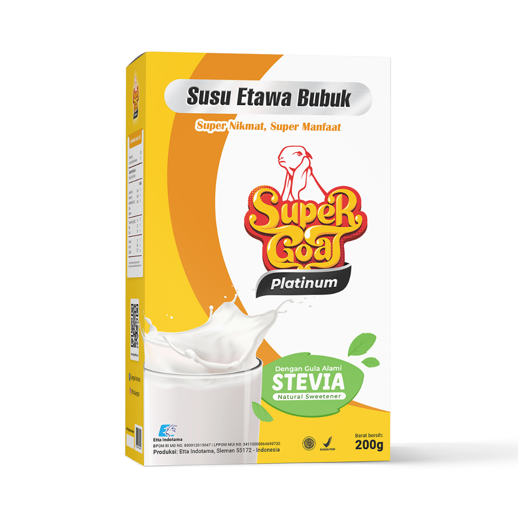 

Susu Kambing Etawa Stevia Dengan Bahan Pokok Susu Dan Daun Stevia Alami 1 Box