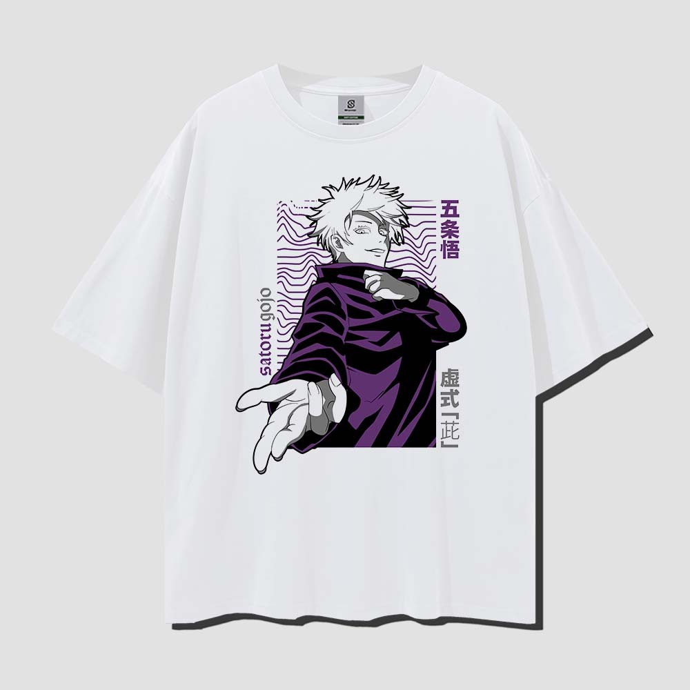 Gojo Satoru Vintage  Style Oversize Tee