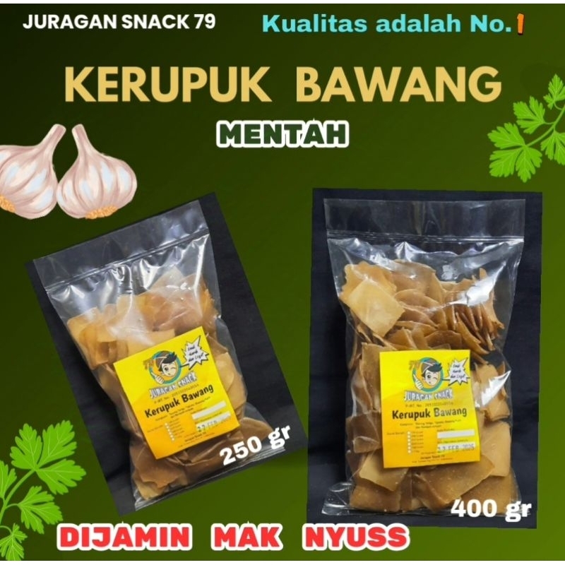 

kerupuk bawang mentah/krupuk kwalitas premium