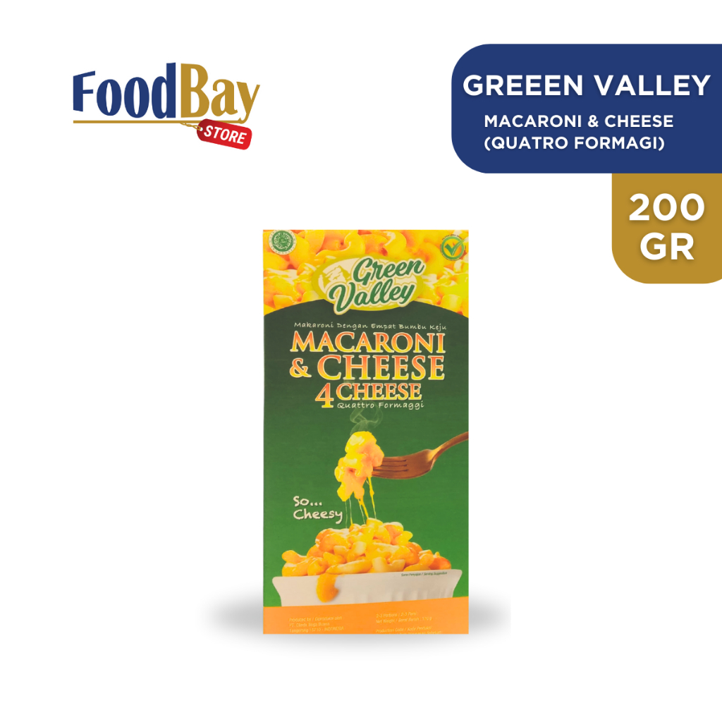 

GREEN VALLEY Macaroni and Cheese Quattro Formaggi 170 Gr