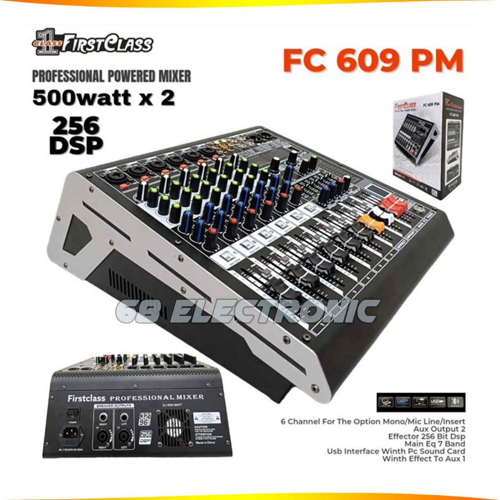 Firstclass Power Mixer FC 609 PM FC609PM Fc609pm Original