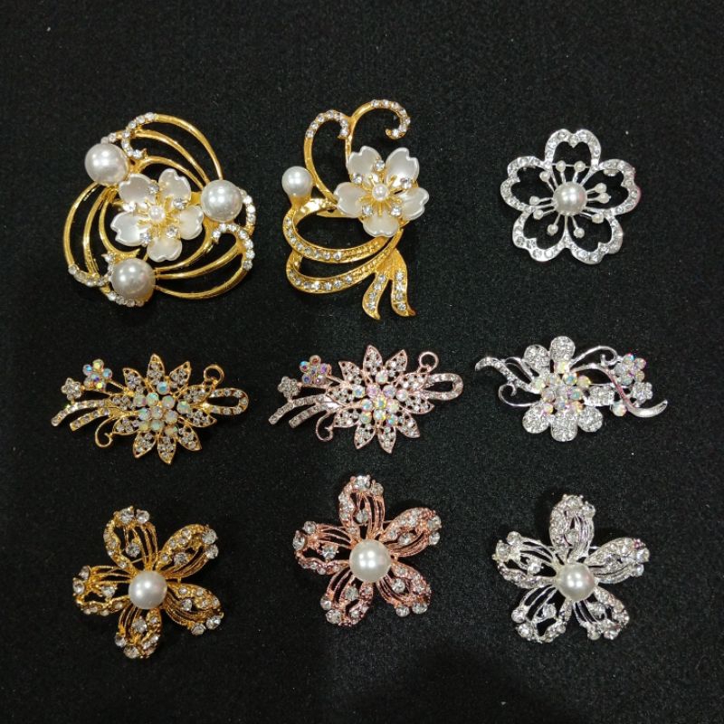 Broa hijab | Bros cantik | Bros murah | bros bunga | bros Bridesmaids| pin hijab | pin bunga