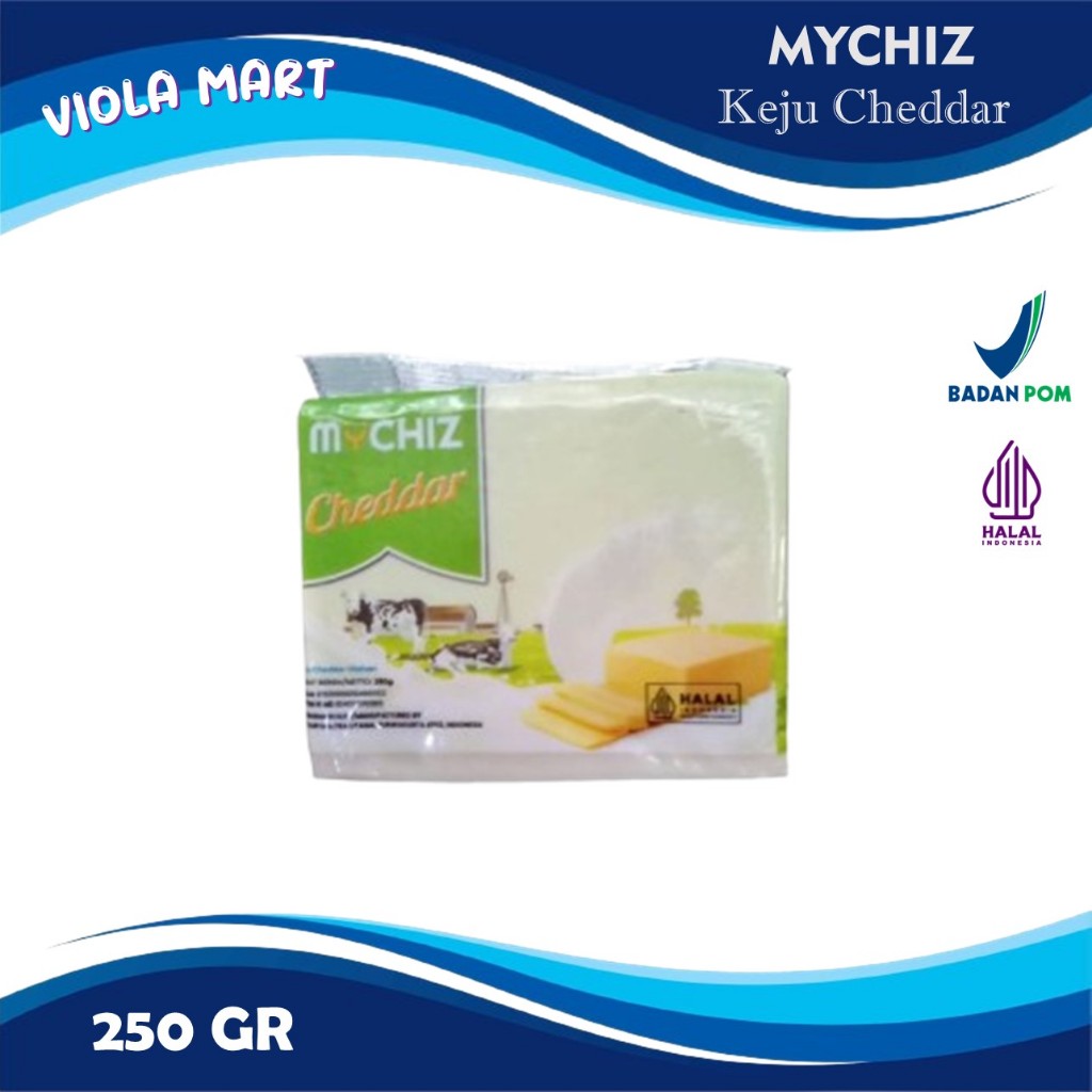 

Keju Cheddar MYCHIZ {250gr} / Keju Cheddar Berkualitas