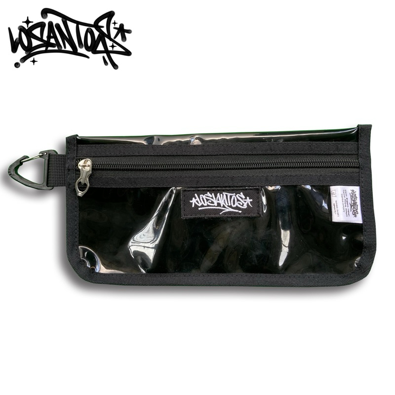 

Losantos - Pouch Tempat pensil Mika pvc black free sticker