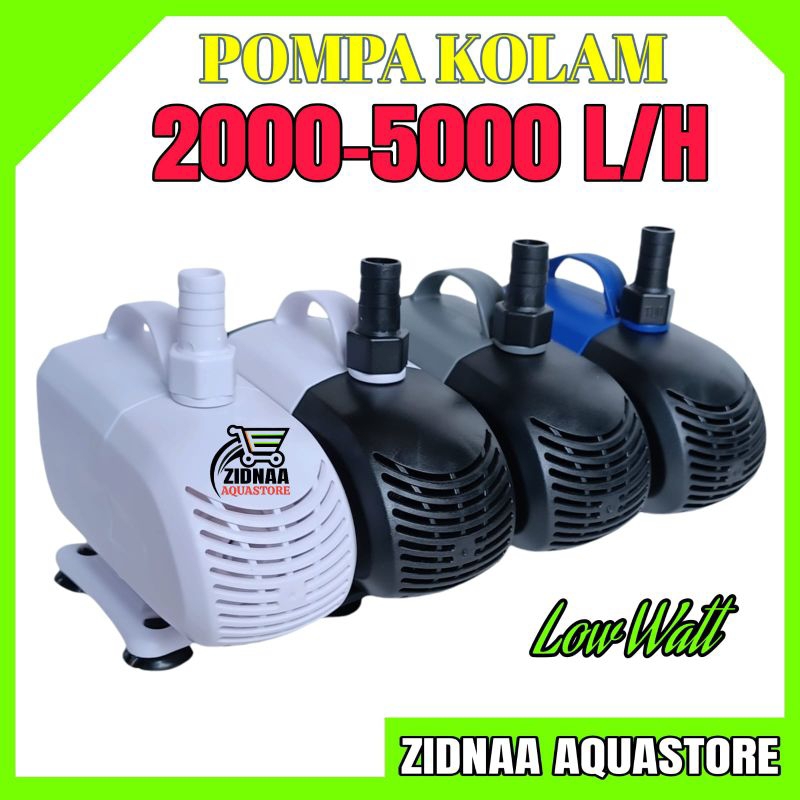 WATERPUMP. 2000L/H - 5000L/H Mesin pompa celup kolam submersible aquarium besar alat penyedot air