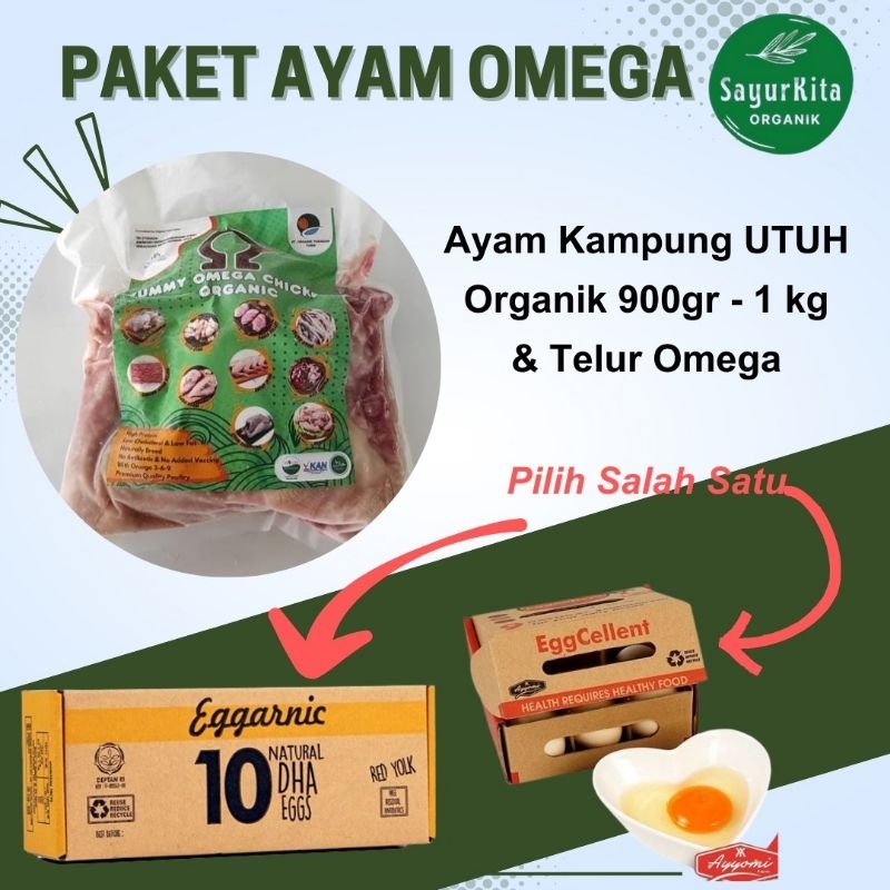 

Paket Ayam organik & Telur Omega