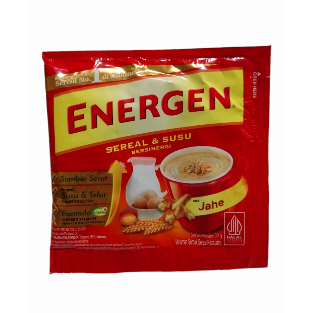 

Energen Sereal & Susu Rasa Jahe 30gr