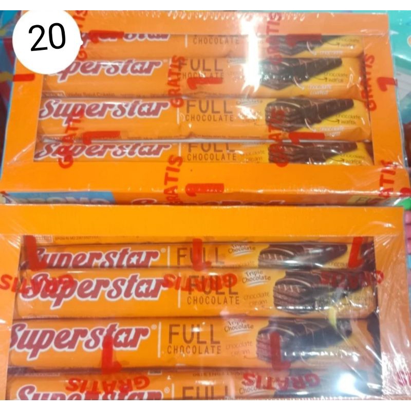 

Super star roma biskuit ( 1 box isi 20 )