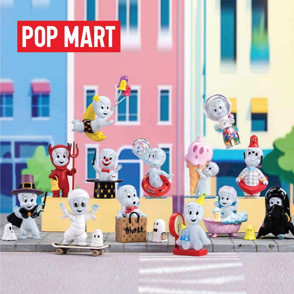 Shy Casper Secret Pop Mart Casper Trevor Andrew Open Box Figure