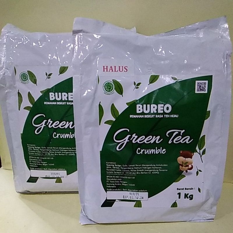 

BUREO GREEN TEA BISCIUT CRUMB HALUS/KASAR REPACK 100 GR