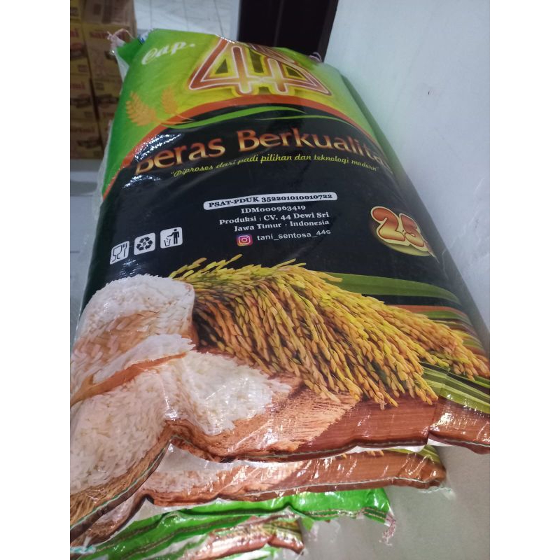

Beras 4S kemasan 25 kg