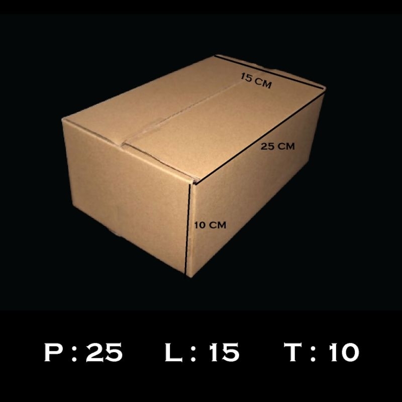 

Kardus Box Packing 25x15x10