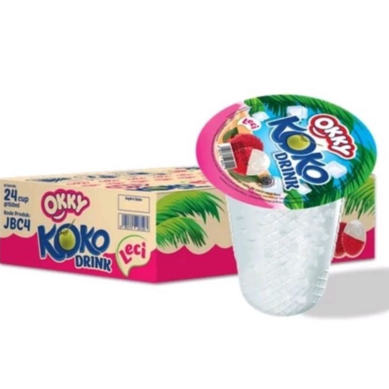 

Koko Drink Leci Cup 145mlX24pcs | Koko Drink Melon Cup| Koko Drink Leci 1 dus | Koko Drink Melon 1 dus| Koko Drink Cup