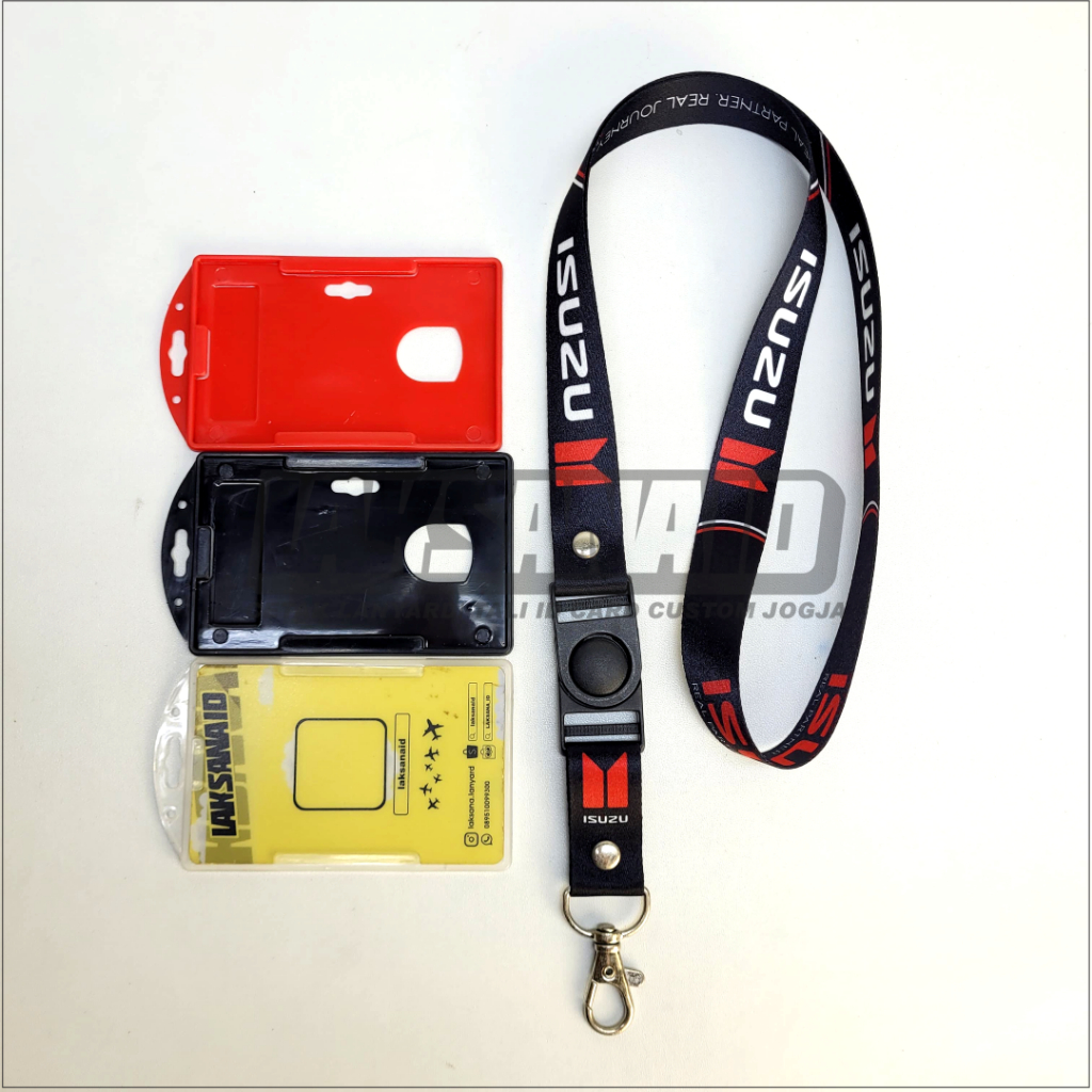 

LANYARD TALI ID CARD ISUZU PLUS HOLDER