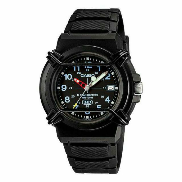 JAM TANGAN CASIO ANALOG CASIO HDA-600B-1B / HDA600B CASIO ORIGINAL
