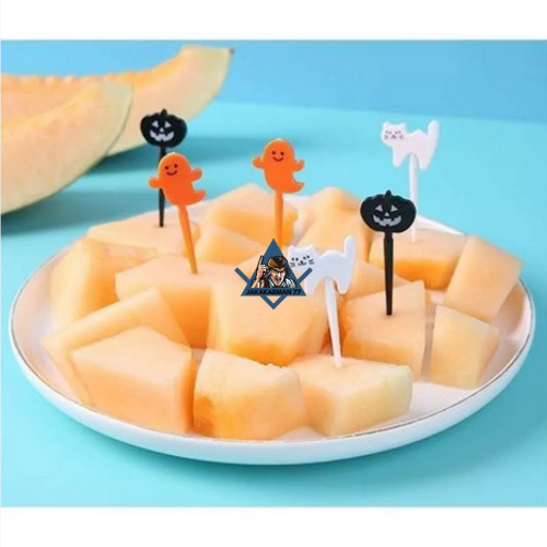 Garpu Mini Alat Makan Buah Garpu Kecil Fruit Fork Garpu Pesta Ultah Karakter Lucu