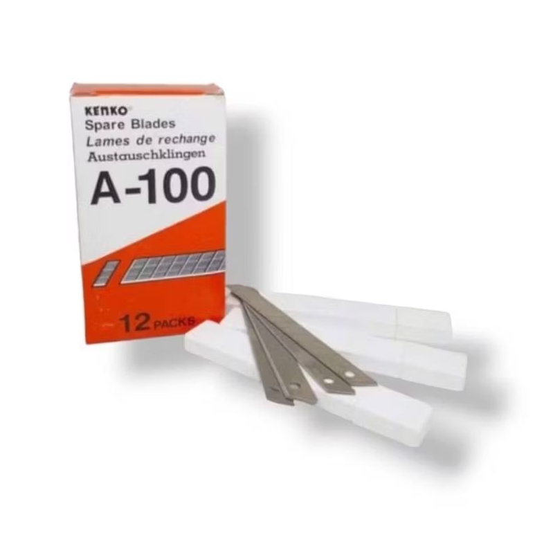 

refill cutter kecil kenko A-100 isi cutter kecil isi 5 blade ( 1 tube)