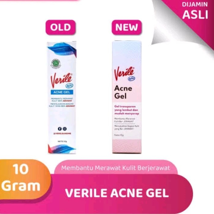 Verile Acne Gel 10 gram / Salep Jerawat Veril Original Ampuh