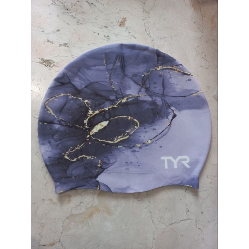 TYR swimming cap Motif Topi Renang
