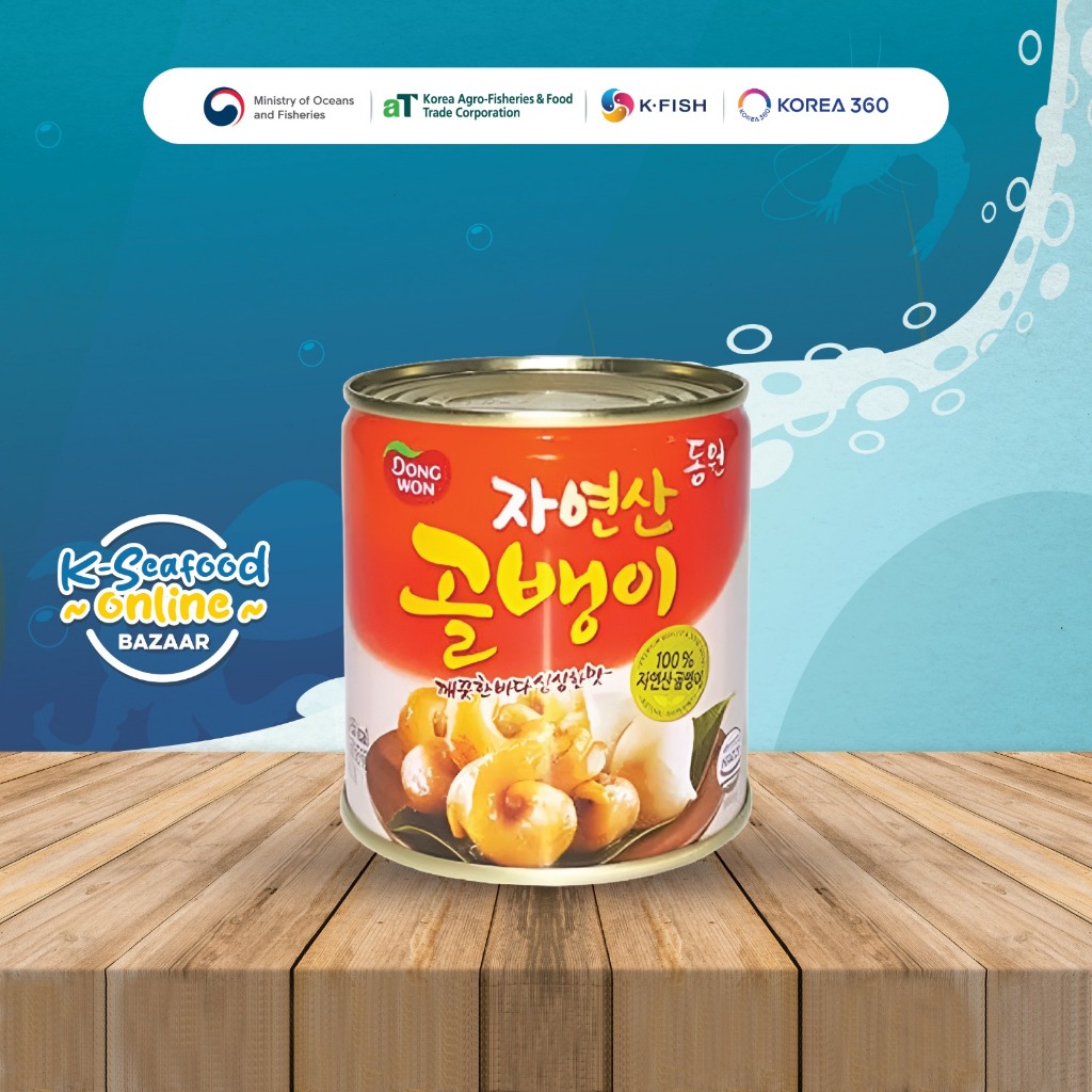 

K- Dongwon Bai Top Shell/ Daging Keong Dalam Bumbu Kecap Korea 230 gr