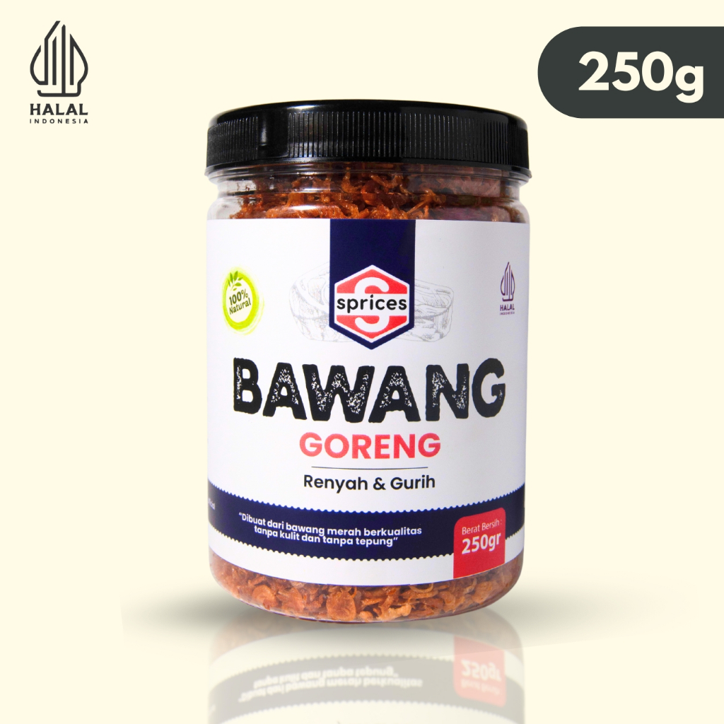 

Sprices Bawang Merah Goreng Premium Asli Tanpa Tepung