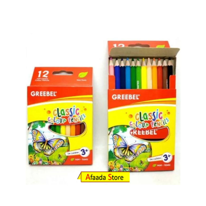 

PENSIL WARNA / PULAS GREEBEL PENDEK 12W