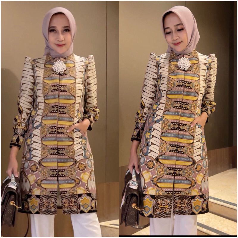 ATASAN BATIK CIREBON TUNIK WANITA KATUN
