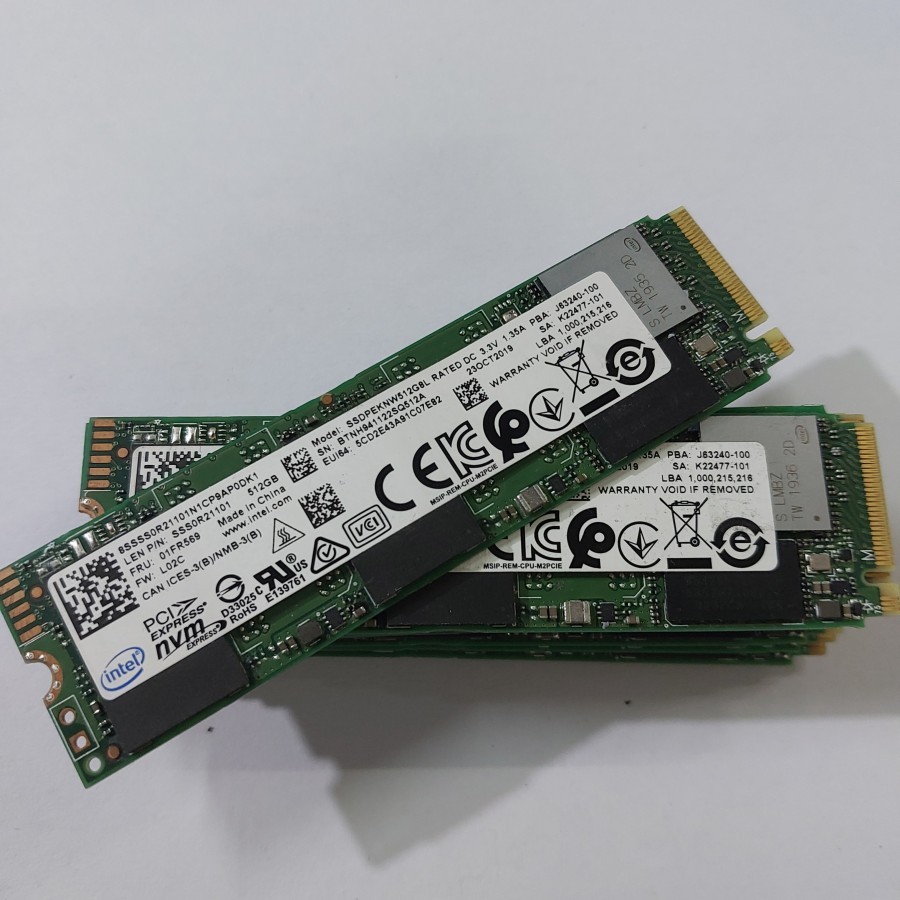 ssd 512gb m2 nvme intel murah ssd 512 intel 2280 Gen3 X4 BUKAN M2 sata Msata