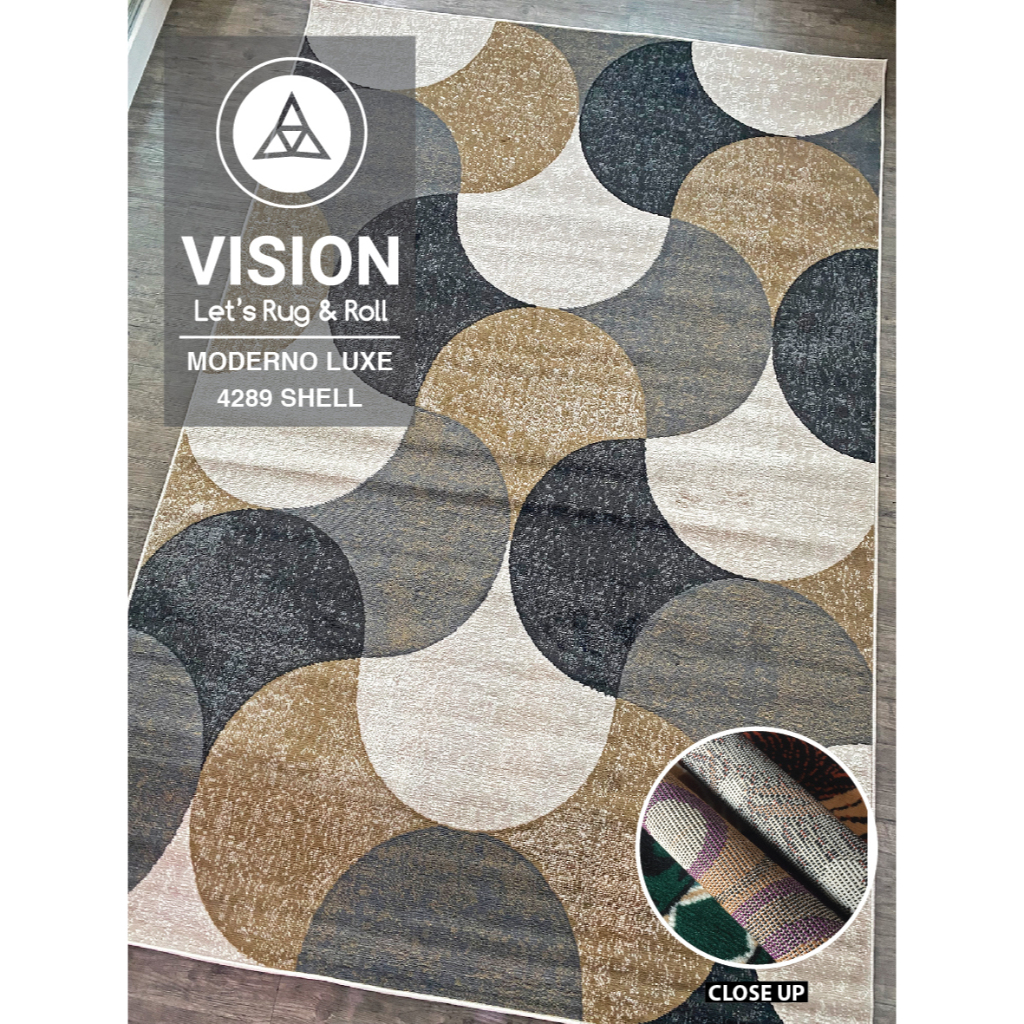 Karpet Lokal Moderno LUXE 210 x 310 cm 4289 Shell
