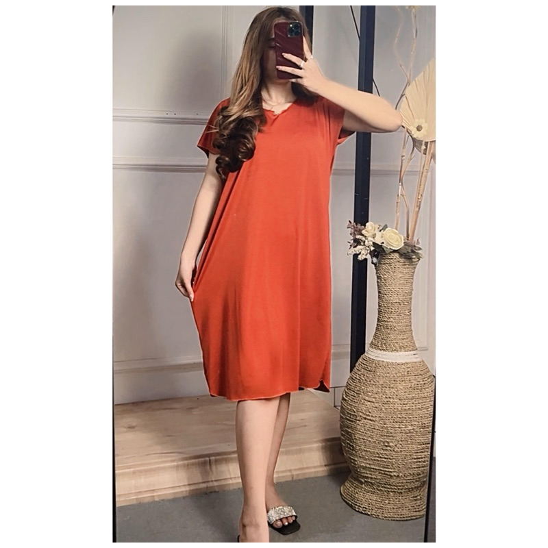 DASTER SPANDEK JERSEY POLOS 100RB DAPAT 4pcs MURAH MERIAH/MIDI DRESS CANTIK