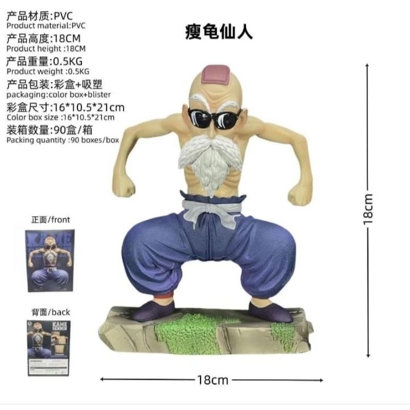 Figure anime dragon ball master Roshi