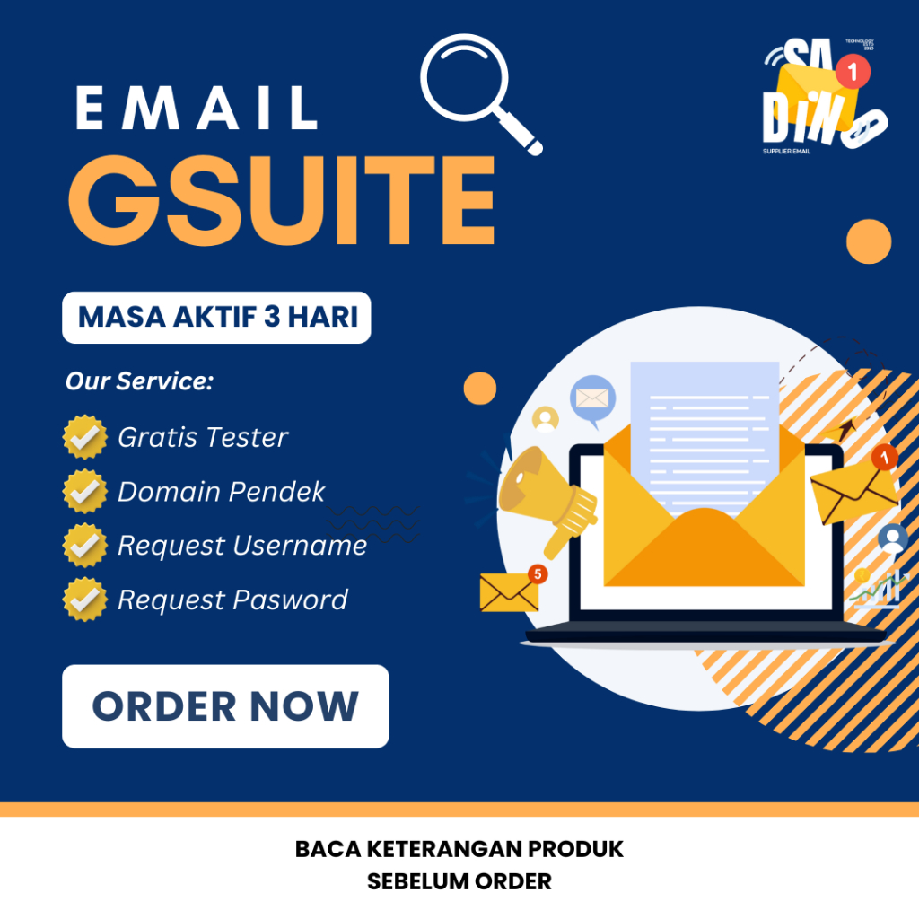 Email Gmail Gsuite Fresh Murah masa aktif 3hari