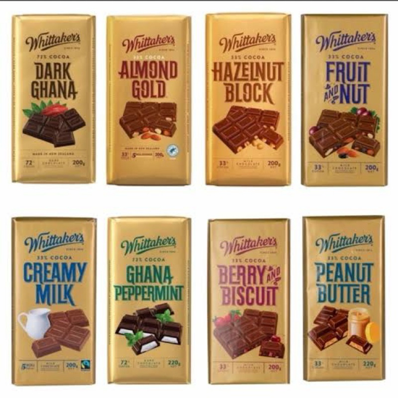 

WHITTAKER’S WHITTAKERS Chocolate Bar original chocolate snack import