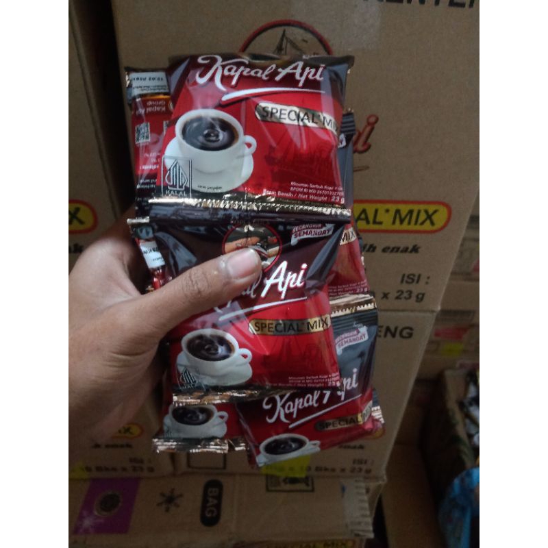

kapal api special mix 1 renteng 12 sachet