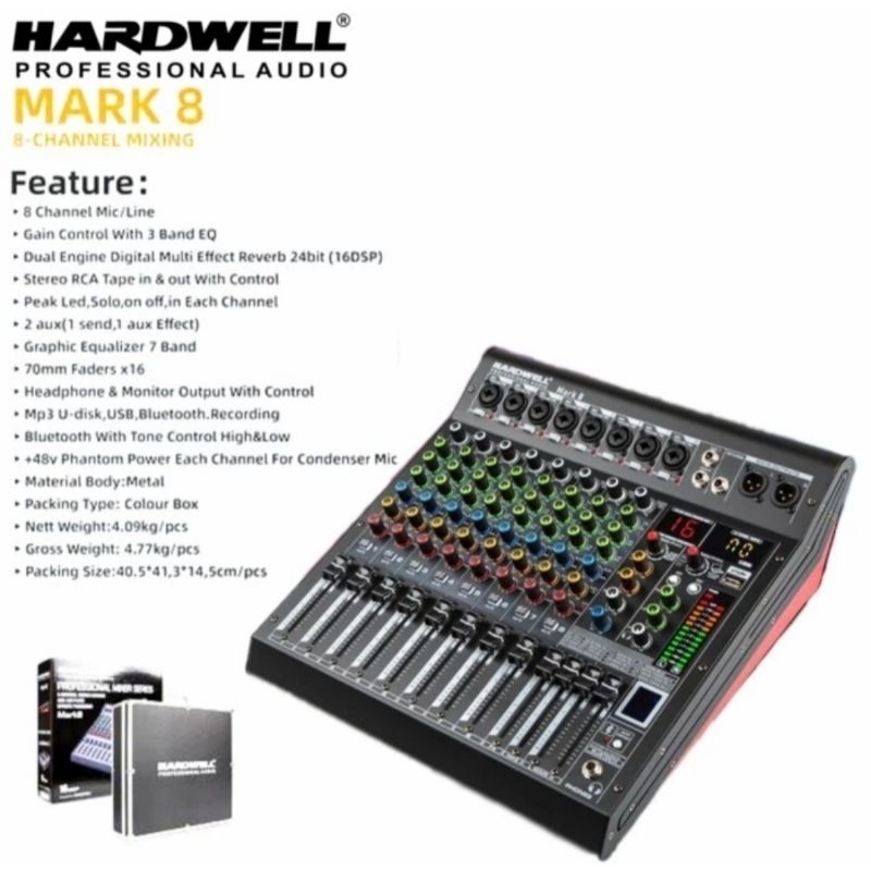 Mixer Audio Hardwell Mark 8 (8 chanel)