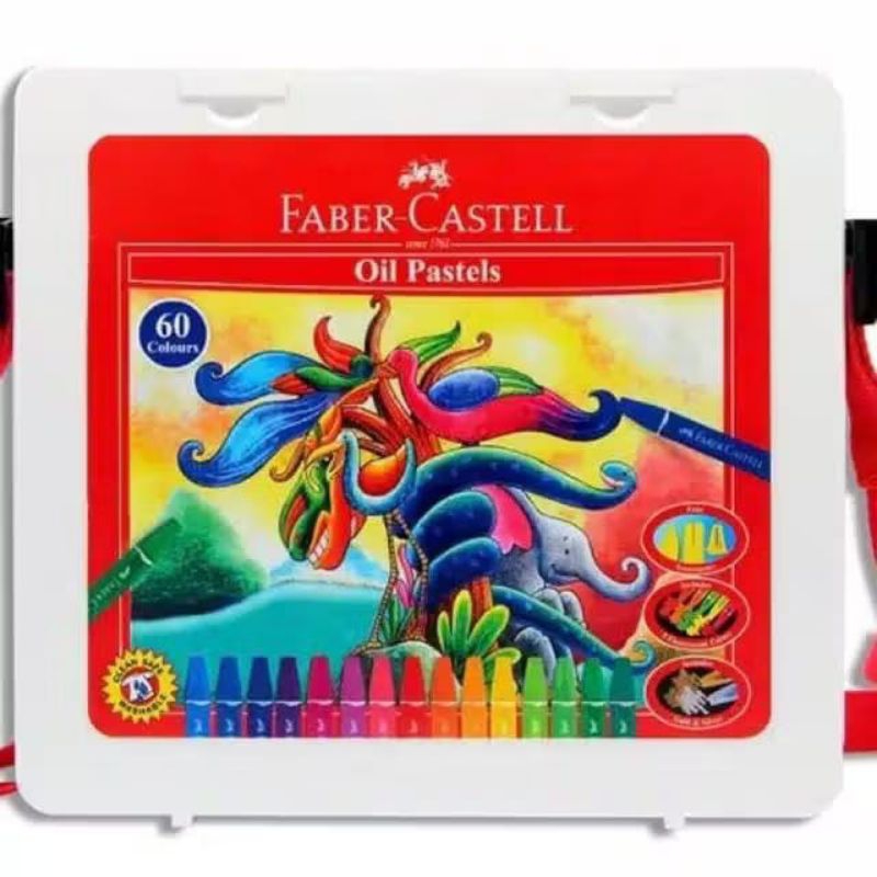 

CRAYON FABER CASTEL 60 Warna / Hexagonal Oil Pastel 60 Warna