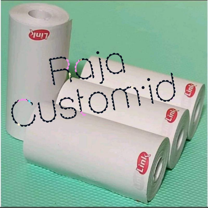 

Kertas Print Kasir Struk EDC Thermal Paper Roll Corelles Custom Logo Link Uk. 58x30 Berkualitas