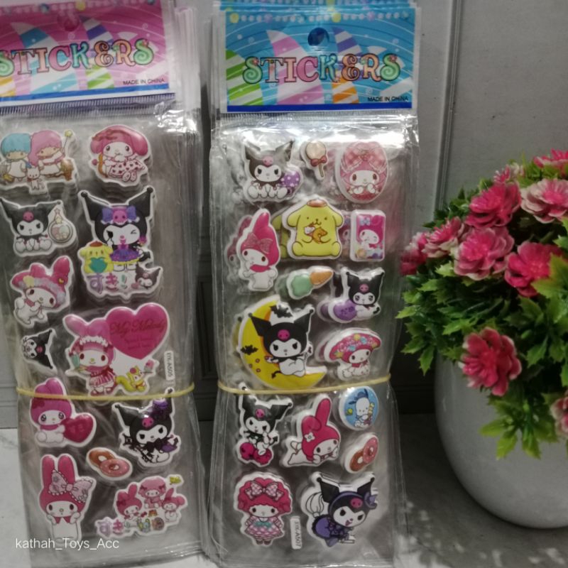 

Jual 20Pcs Mainan Stiker Timbul Pendek Bening Sanrio