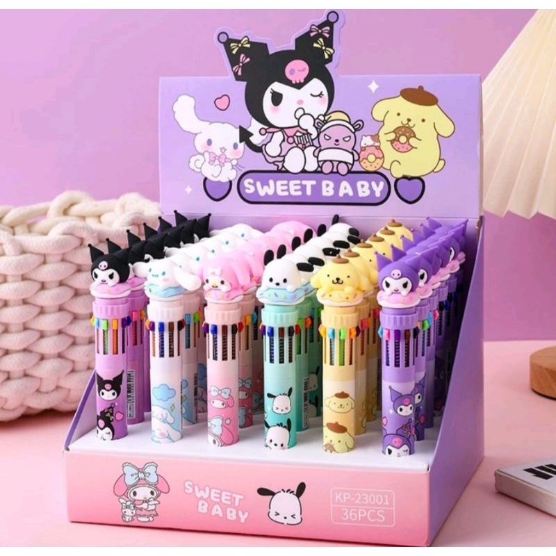 

PULPEN KARAKTER 10 WARNA BERMOTIF MARVER,SANRIO 1PCS