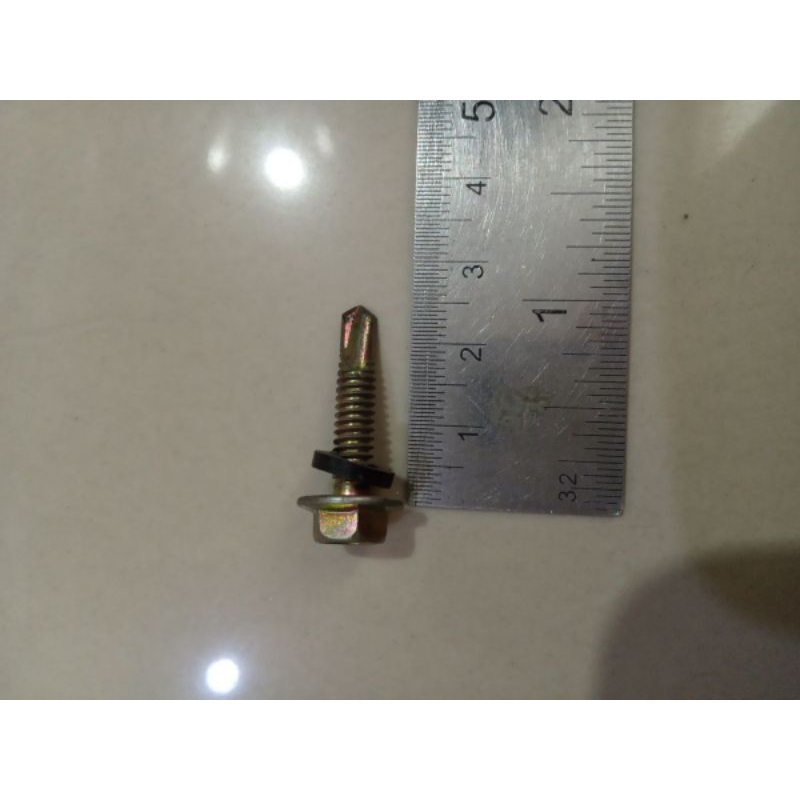 Baut drilling Galvalum sekrup baja ringan roofing kualitas super tajam baut atap