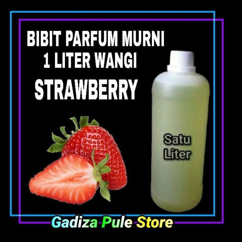 BIBIT BIANG PARFUM 1 LITER WANGI STRAWBERRY/BLUEBERRY/CRANBARRY/AANGGUR/ MURNI  ORIGINAL PRAGRANCE